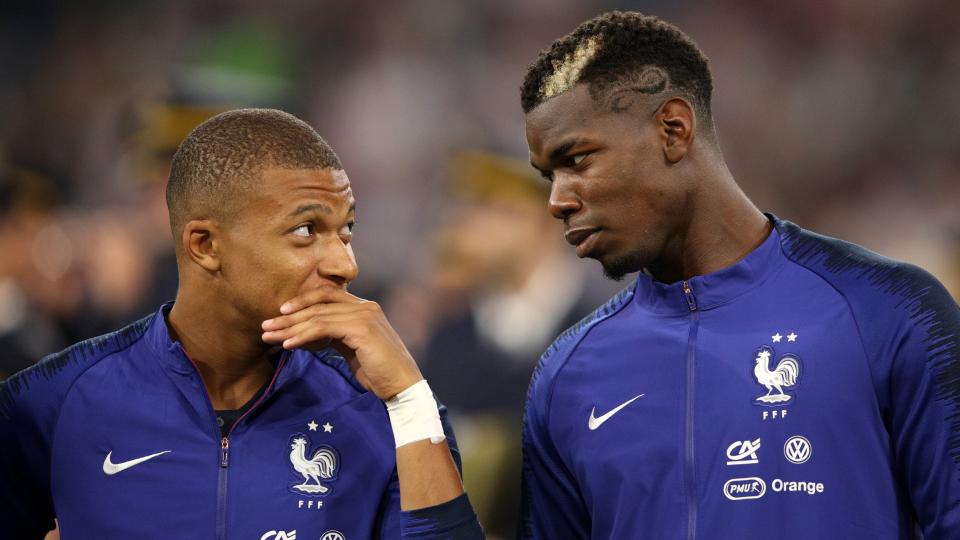 Paul Pogba Kylian Mbappé