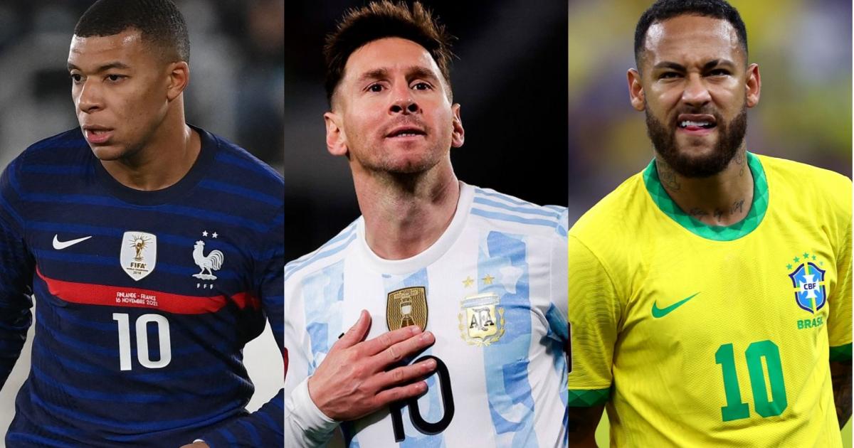 Grandes estrellas del Mundial 2022: Lionel Messi, Kylian Mbappé, Neymar, Cristiano Ronaldo, Harry Kane entre los grandes nombres de Qatar