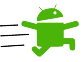 Android corriendo rapido