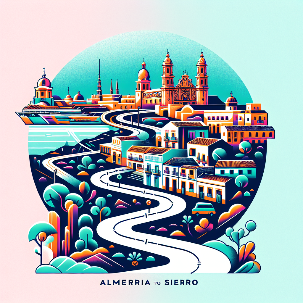 distancia desde almeria a sierro