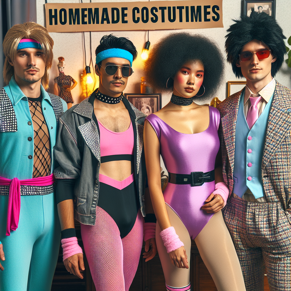 disfraces caseros anos 80
