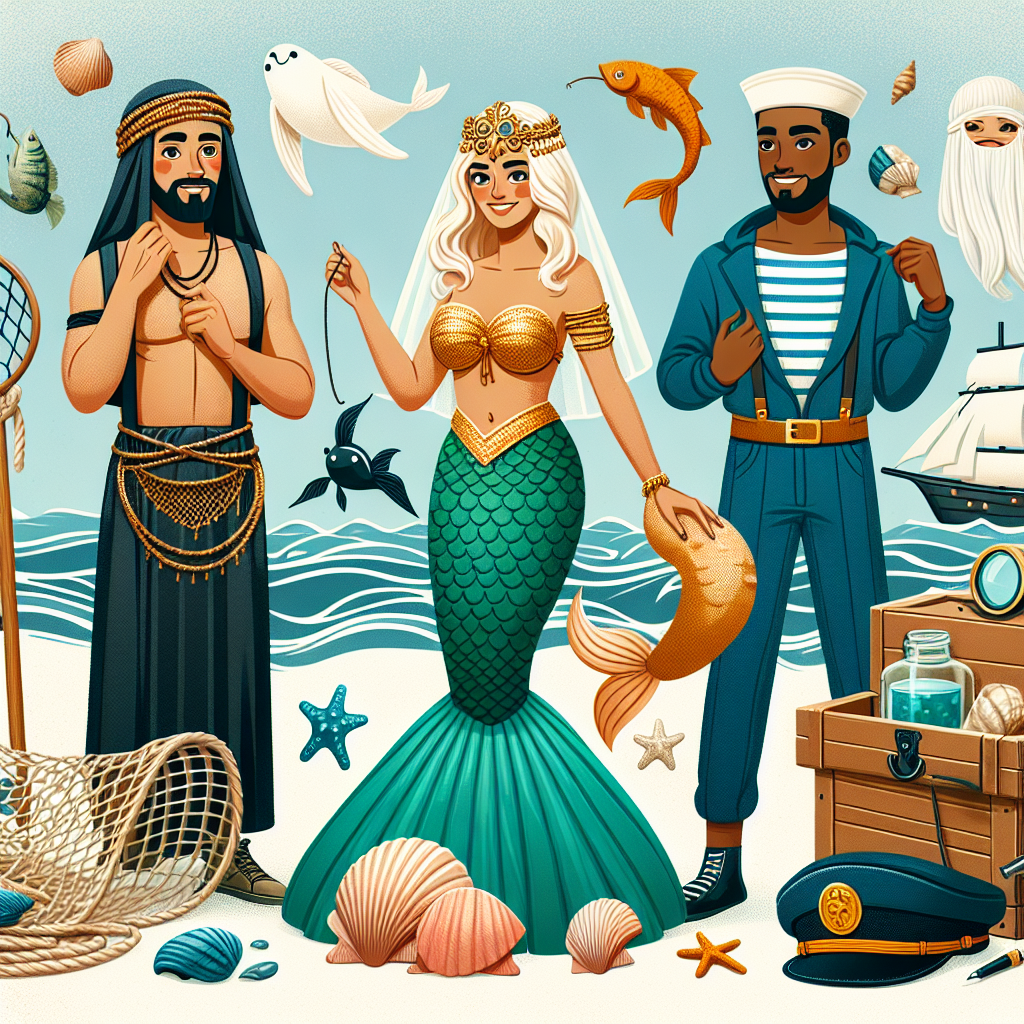 disfraces caseros relacionados con el mar