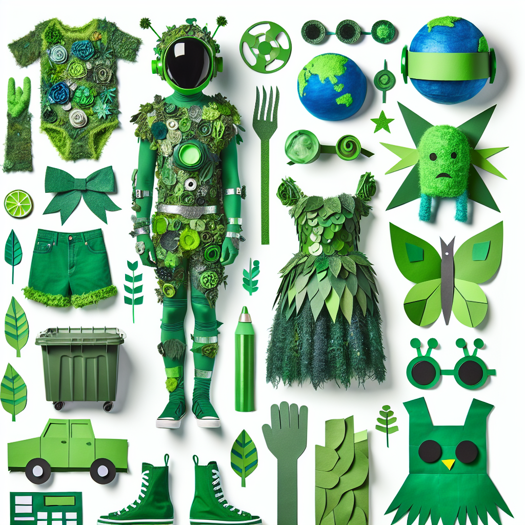 disfraces verdes caseros