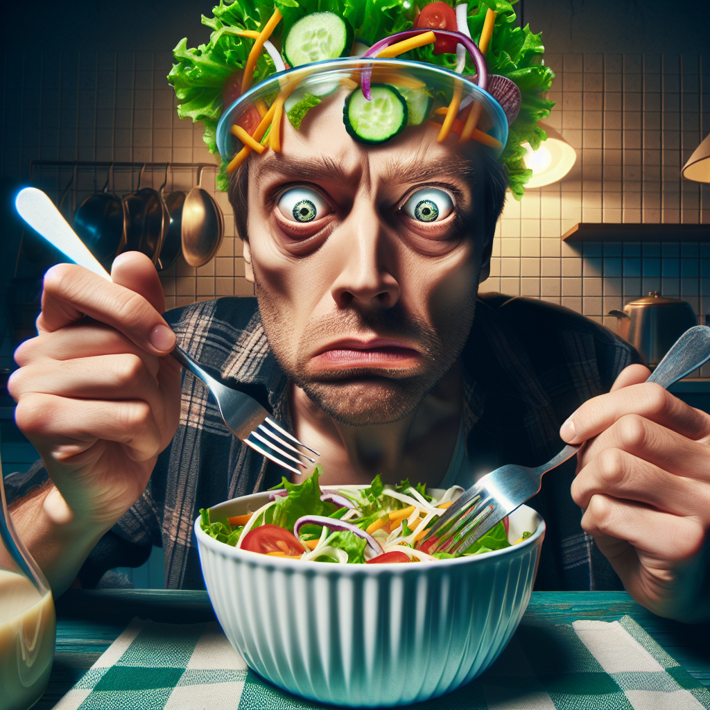 que pasa si como ensalada en la noche