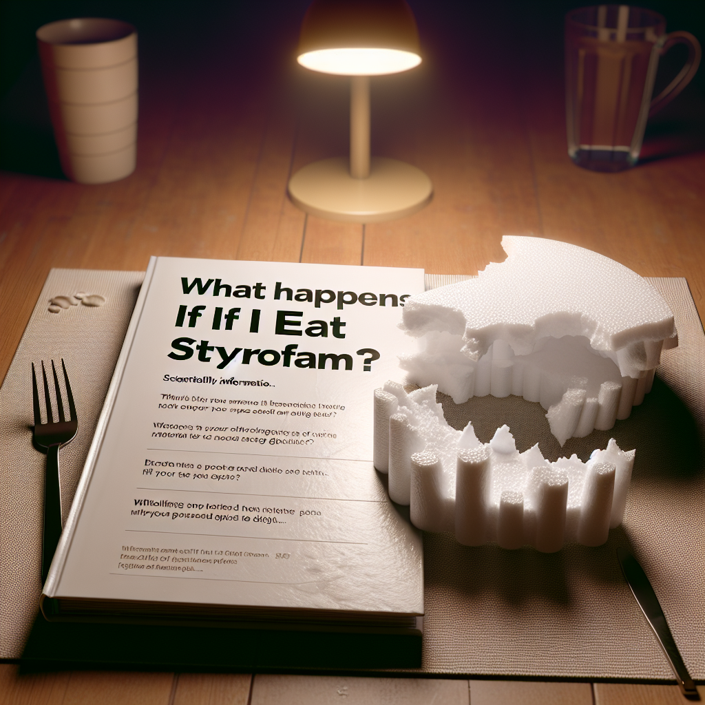 que pasa si como icopor