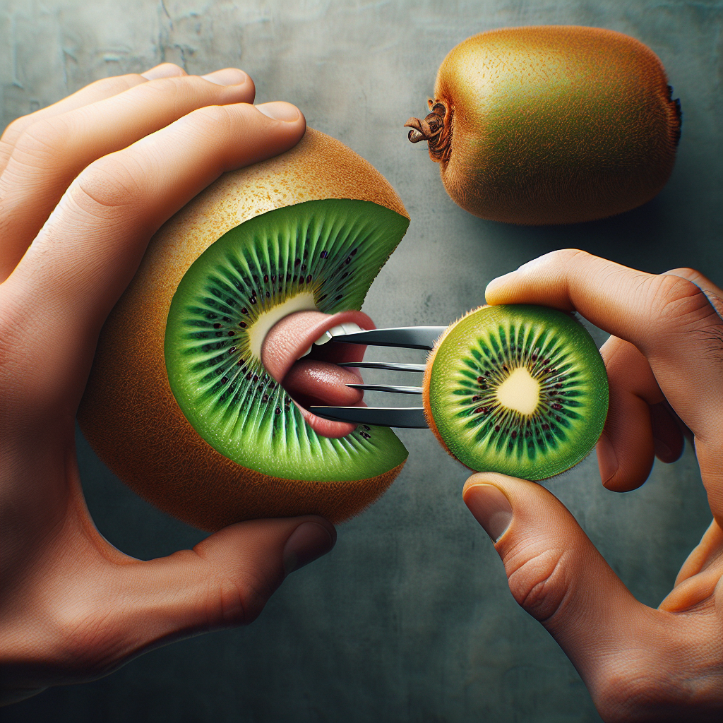 que pasa si como kiwi con cascara