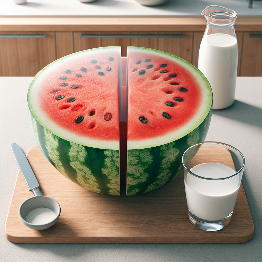 que pasa si como sandia y leche