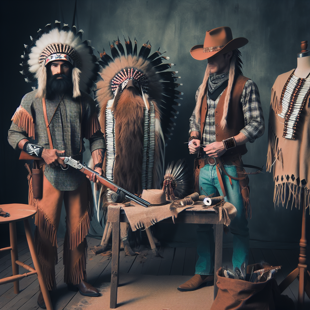 disfraces caseros de indios y vaqueros