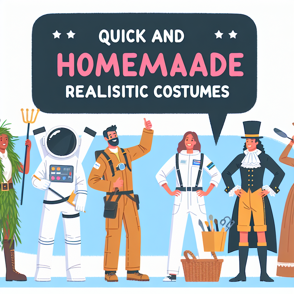 disfraces caseros y rapidos