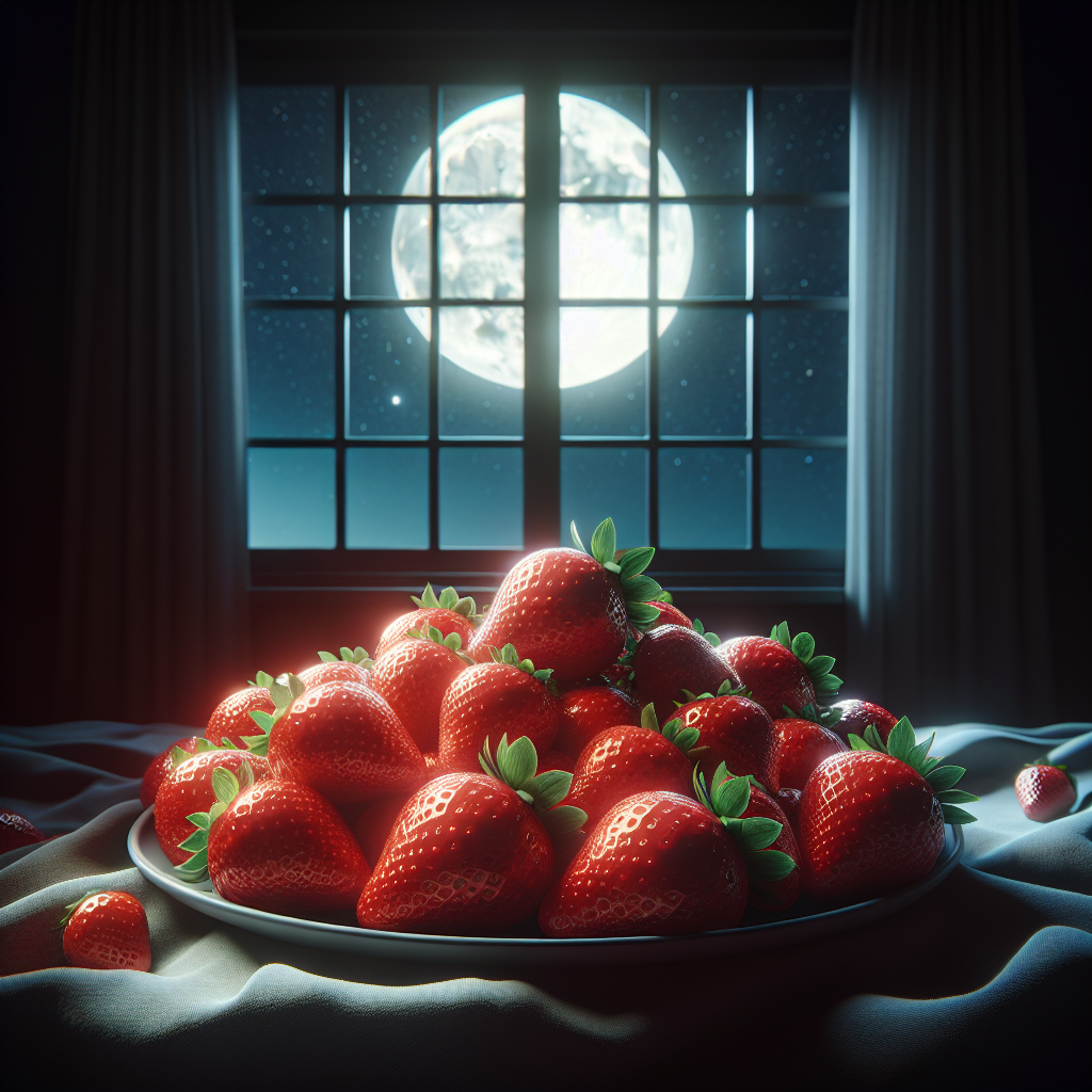 que pasa si como fresas en la noche