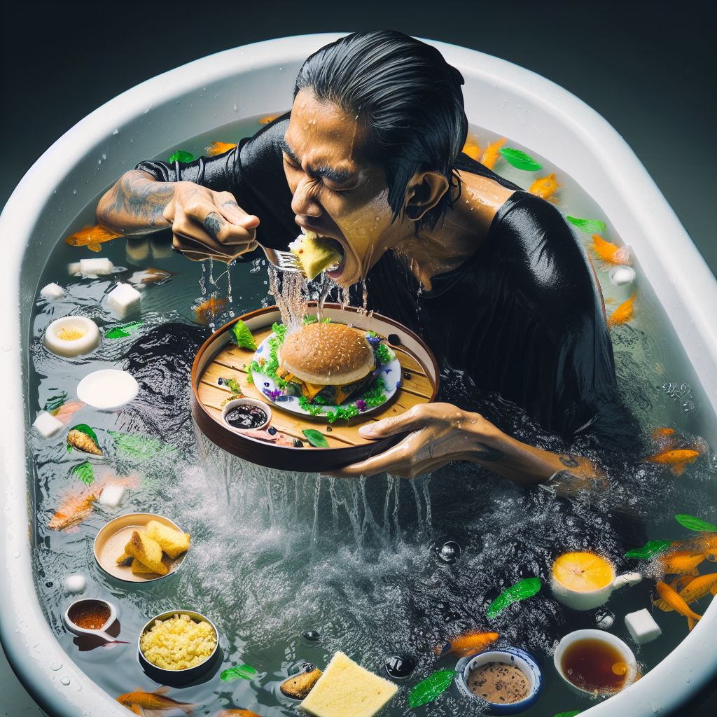 que pasa si como y me bano